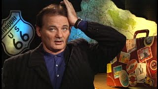 Bill Murray On Almost Being Killed By Baseball Pitching Machine & Working With Elephants 1996