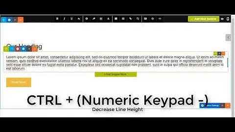 Drag Drop Editor - Text Editing Keyboard Shortcuts (No Audio)