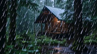 DEEPER Healing Sleep  You will Sleep Well and Relaxing with Rain Sound on the Roof in the Forest