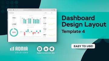 Dashboard Design Layout Template 4