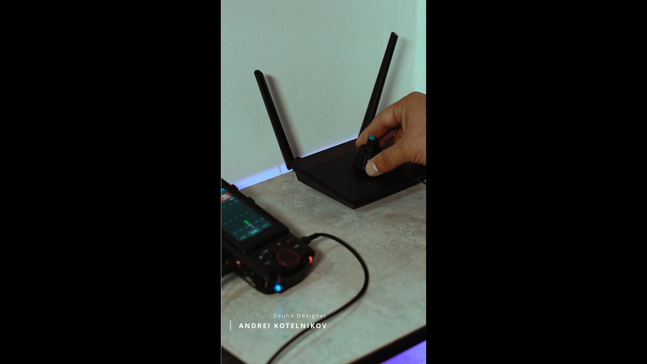 WiFi sound / Cinematic sound design / ASMR