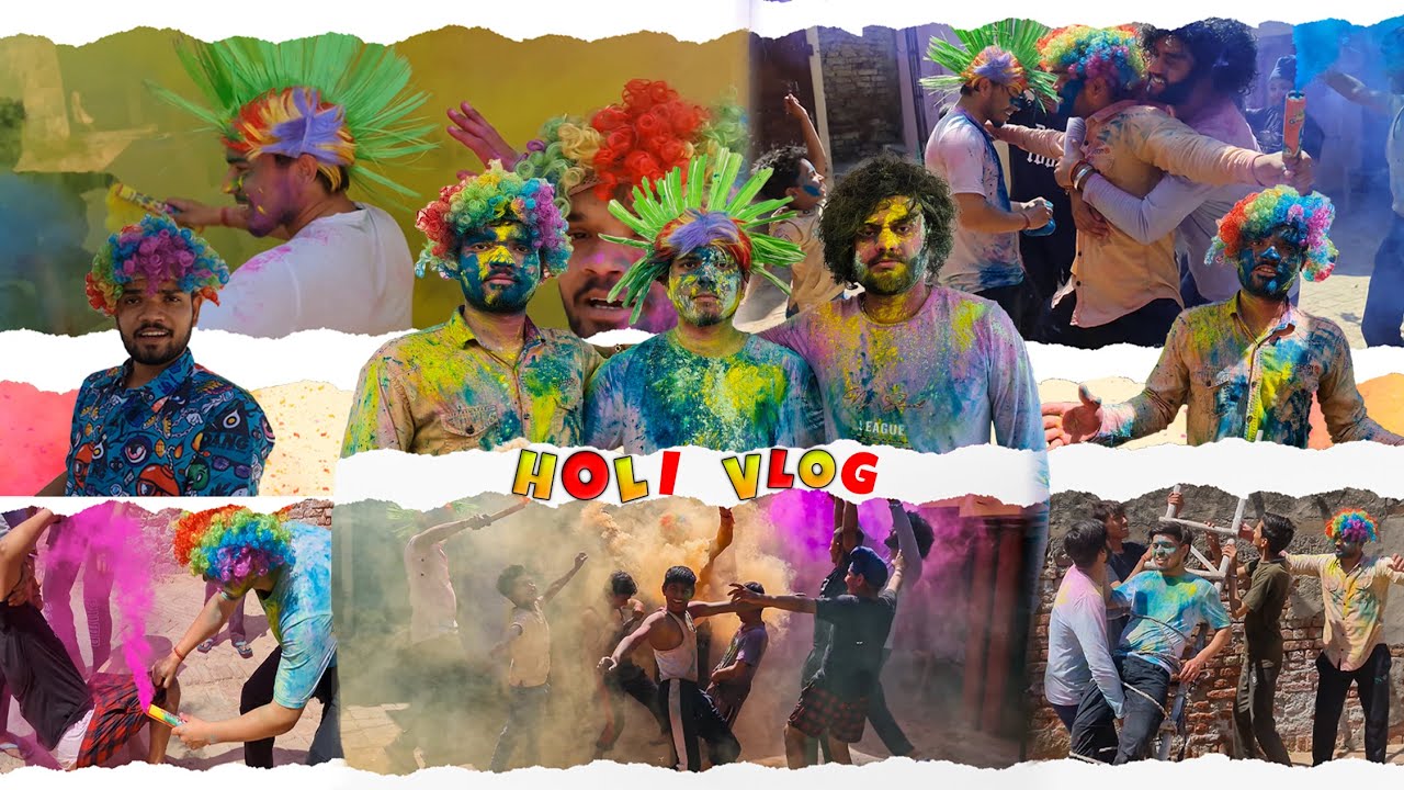 Holi Pe Sabka Bhoot Bna Diya | Craziest Holi Ever 😂