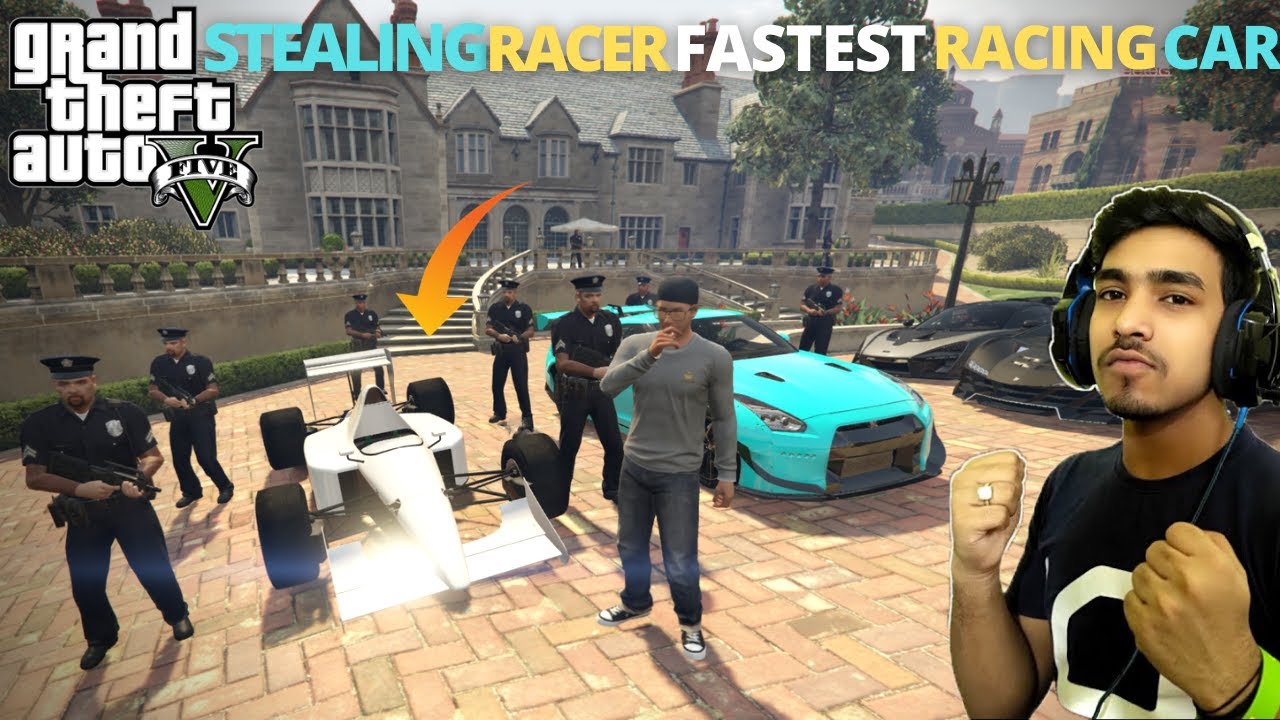 I STOLE RACER FASTEST RACING CAR OF $3000000 FOR RACE | GTA V  GAMEPLAY