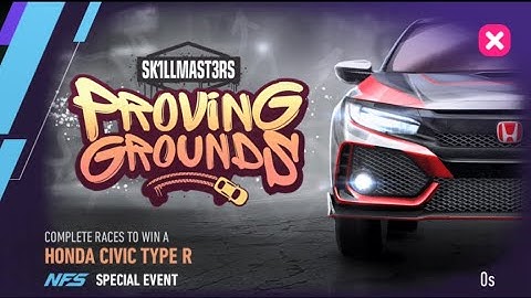 NFS No Limits | NFNL | Proving Grounds | Honda Civic Type R | 553 gold spent | Day 1 Warm-Up