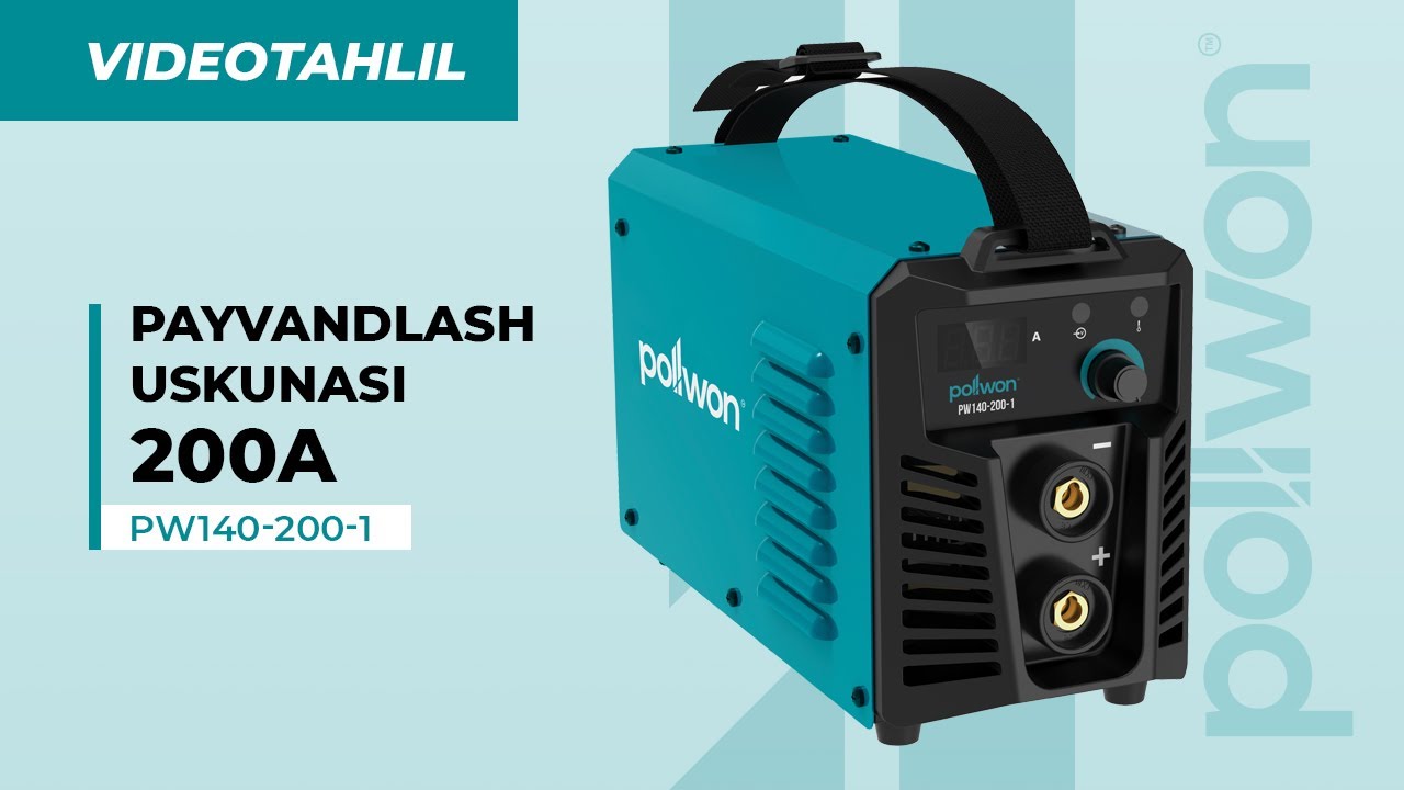 🔹 Pollwon Payvandlash uskunasi 200A
