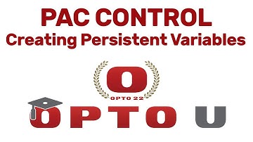 How to Create Persistent Variables in PAC Control