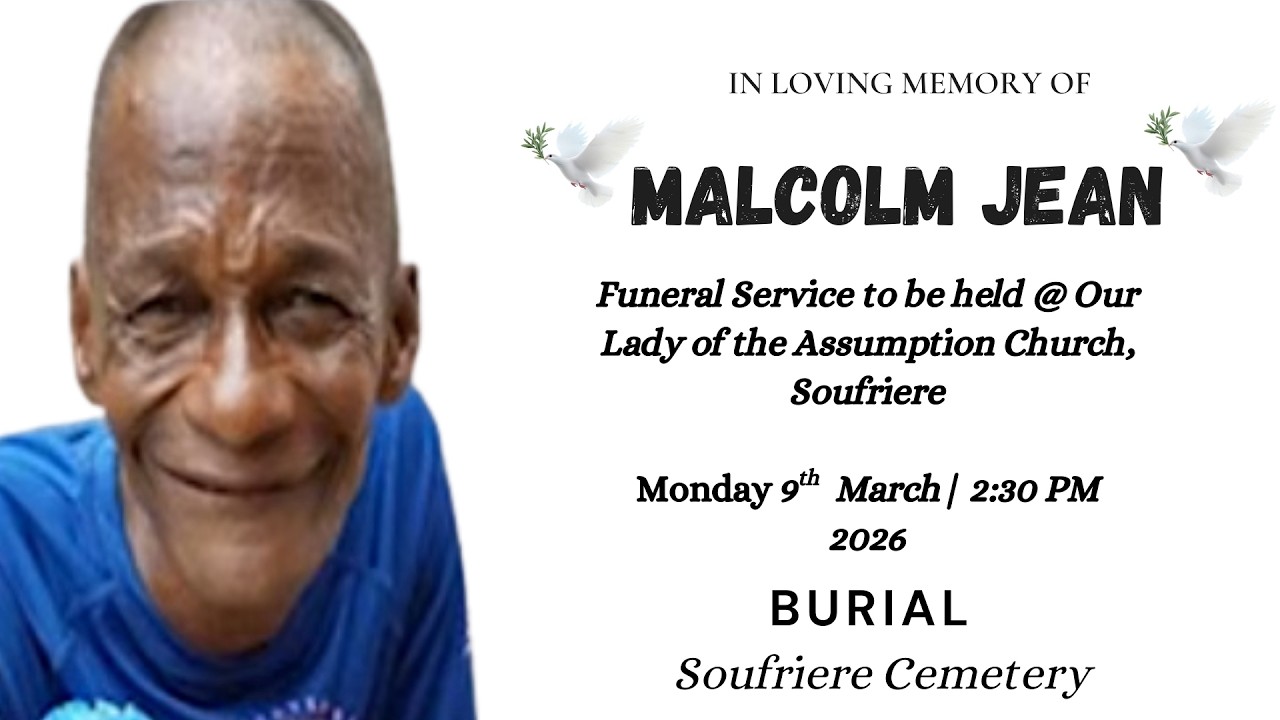 Funeral Service of the Late Malcolm Jean