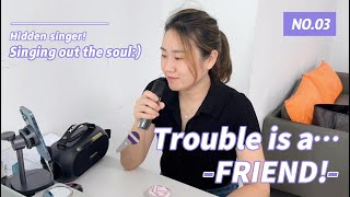 Caught in 4K! Office Diva Slays ‘Trouble Is a Friend’ 😂🎤