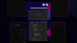 Animated Download Button using css#shortfeed #shorts #design #coding #mrcodding #shorts