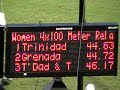 Women's 4x100m Relay - T&T Champs 2012