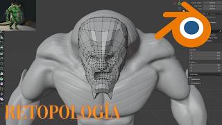 3D Modeling Portfolio | Blender Artist Showcase: Retopology (head)