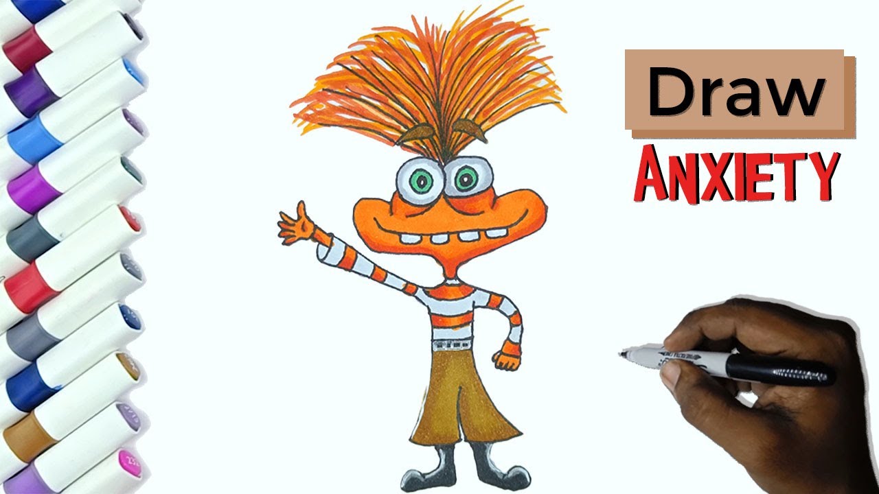Drawing Anxiety !!! How To Draw Anxiety from Inside Out 2 - YouTube