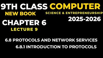 Protocols and Network Services in Class 9 Computer new book chapter 6 lecture 9