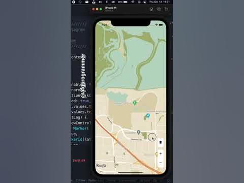 Flutter Google Map Example (part 2) - Day 41 #shorts - YouTube