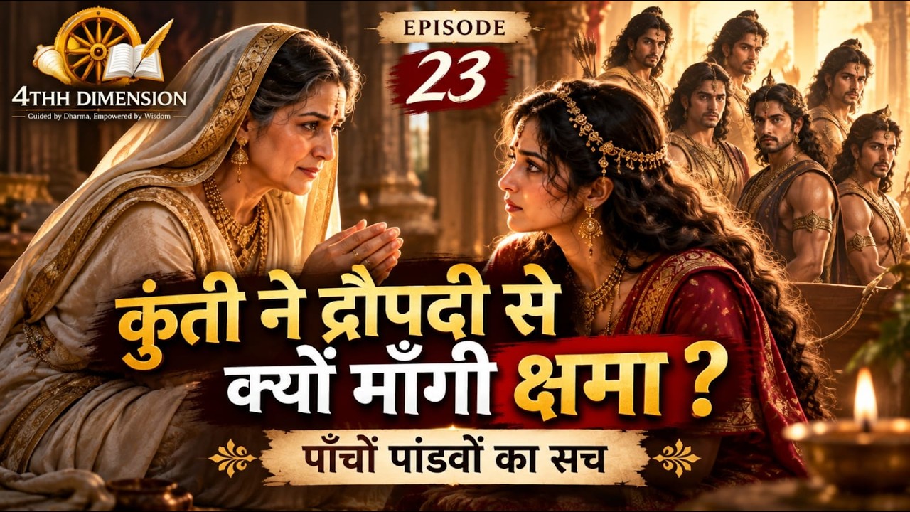 माता कुंती ने द्रौपदी से क्यों माँगी क्षमा? | पाँचों पांडवों का सच | Episode 23