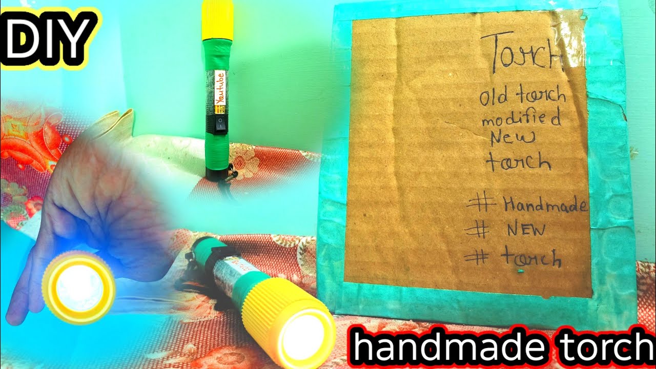 Old torch modification new torch with charging #handmade #torch # ...