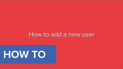How to add a new user in the administrator module - SuperOffice CRM 8