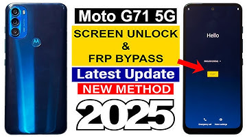 Moto G71 5G : Hard Reset & FRP Bypass (Without PC) 100% Working Method