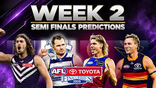Week 2 Semi Finals AFL  Tips + Predictions 2026