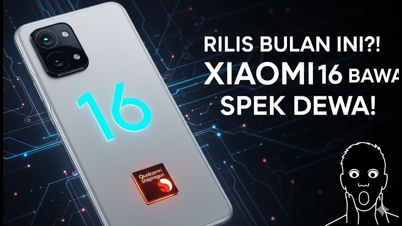 Xiaomi 16 smartphone terbaru dengan Snapdragon 8 Elite Gen 5 dan baterai jumbo.youtube.com/@CatatanGadget-w3c