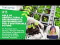 Bioingenecom webinar on role of agricultural  environmental biotechnology for a sustainable future