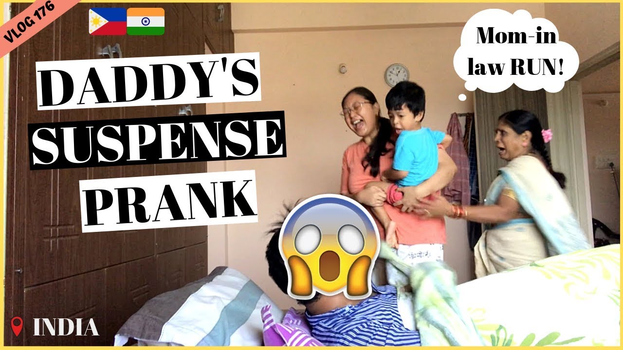 YOU WON'T BELIEVE HOW DADDY PRANK US II WE ALMOST RUN II Filipino Indian Family Vlog # 176 vlogs in spanish