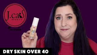 J.CAT BEAUTY SKINSURANCE MAX COVERAGE SILKY FOUNDATION | Dry Skin Review \& Wear Test