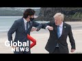 G7 summit: UK 's Boris Johnson welcomes world leaders in opening ceremony | FULL