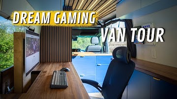 Ultimate Gaming Camper Van Tour | A Digital Nomad’s Full-Time Setup