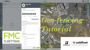 Webfleet Tutorial - Setting Geofences