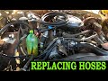 Fixing Kink In Hose &amp; Replacing Oil Cooler Lines - 1973 GMC C2500