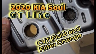 2020 KIA SOUL GT LINE | CVT FLUID AND FILTER CHANGE