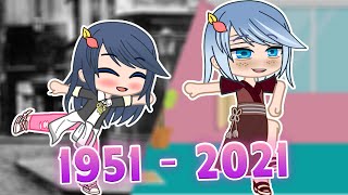 1951 - 2021 MeMe 🎉 but different | Gacha Club & Gacha Life | Marinette MLB | AU | Miraculous Ladybug