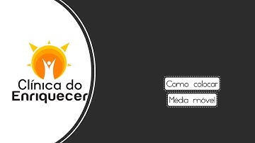 Como colocar média móvel Metatrader5