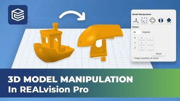 3D model manipulation in REALvision Pro