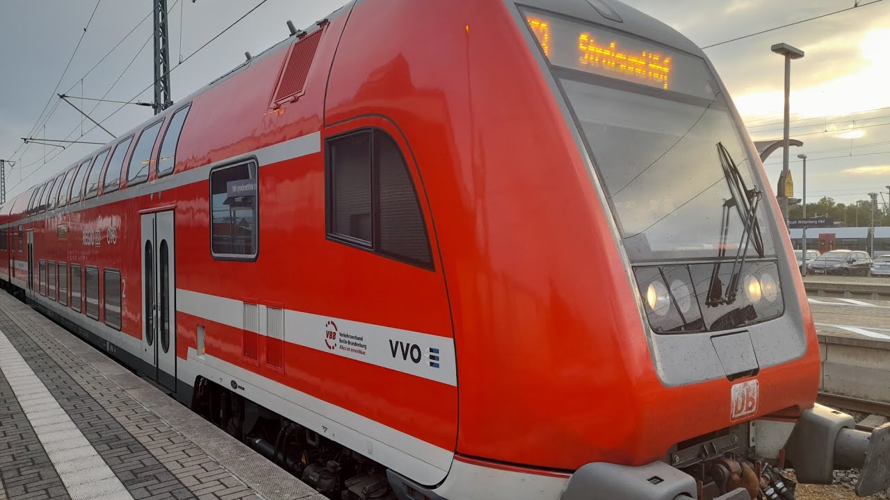 Mitfahrt von Ludwigsfelde bis Lutherstadt Wittenberg Hbf im RE3