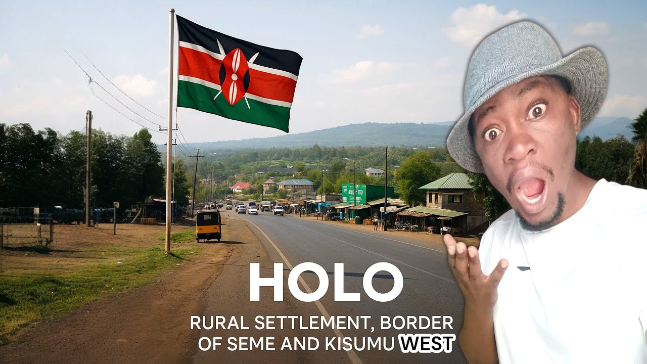 HOLO: Rising Rural Town In Kisumu county, Kenya East Africa 