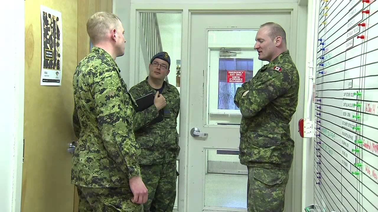 Canadian military officers discuss PTSD