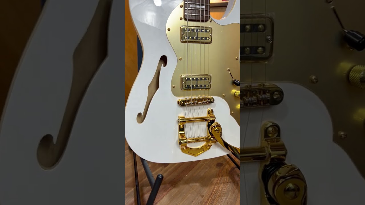 Guitarra Seizi Vintage Origami Juliana Vieira | White Gold