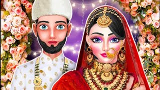 Hijab Wedding Makeup - Dressup Game|| 💇‍♀️Hair Salon Again Gone Wrong 😮‍💨🥲|| @Makeup 4 U || screenshot 4