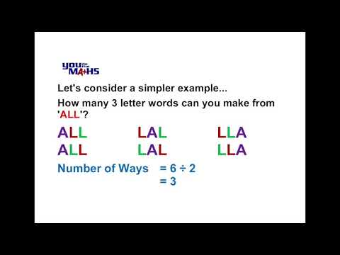 Permutations : Repeated