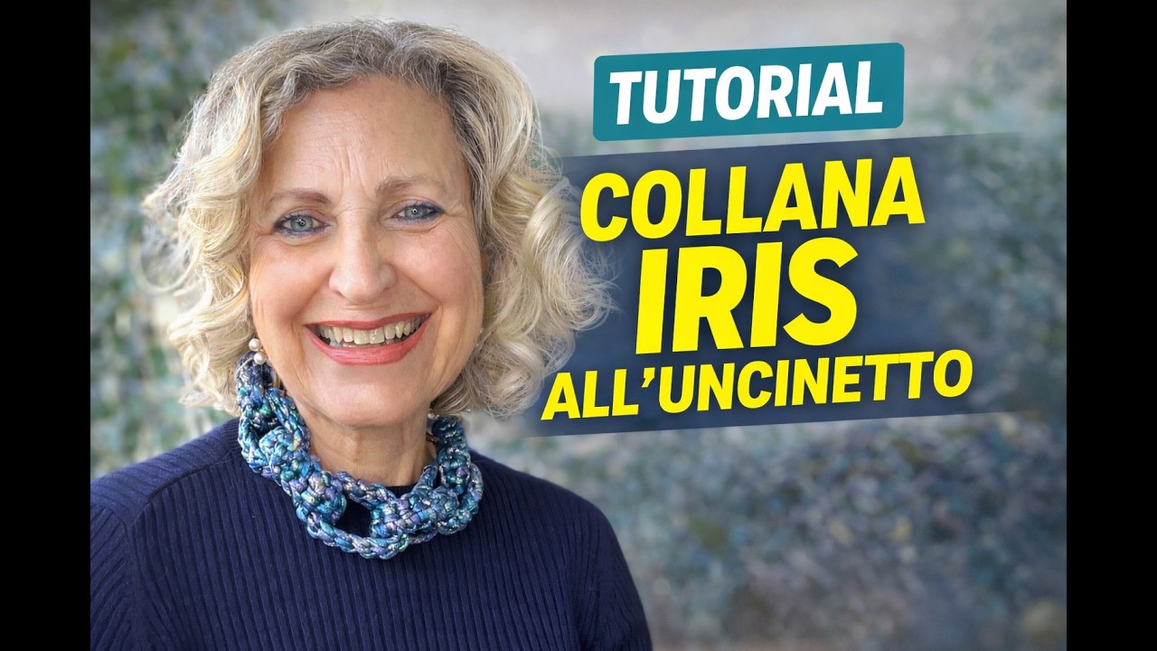 Collana IRIS all’Uncinetto ! Tutorial SUPER Facile | Crochet Necklace DIY