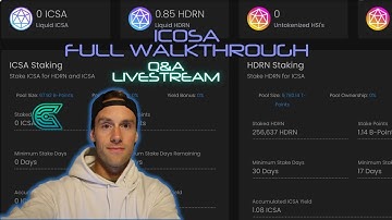 ICOSA Staking Q&A | Hedron, Icosa, WAATSA
