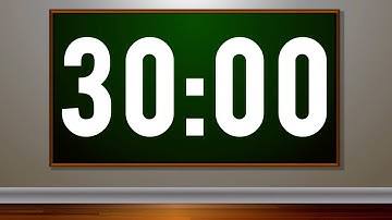 30 Minute Timer with Pop Music For Kids 🎵 Fun Timer for Classrooms, School, Home, Studying