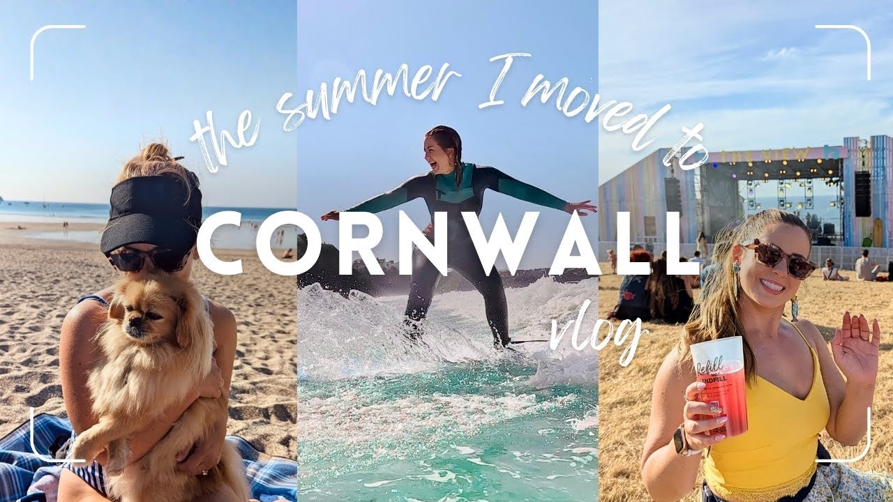 Летний видеоблог о Корнуолле ☀️ Пляжи, фестивали и дни серфинга