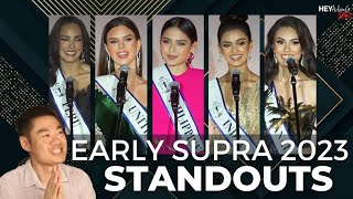 Who stood out during the Miss Supranational 2023 Sashing Ceremony ?