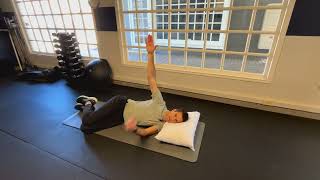 Side-lying shoulder horizontal ABDuction