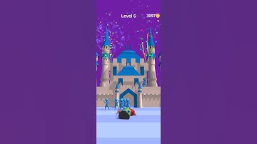 Gun clash 3D : Level 6 Gameplay || Join clash 3D || Run Game in Android phone 📱 ios  #Shorts