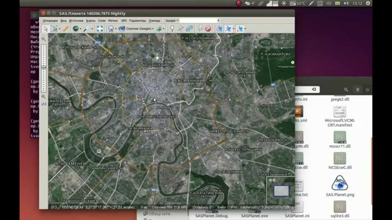 Wine windows linux sas planet youtube