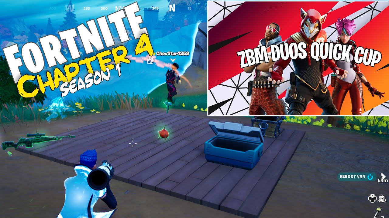 FORTNITE ZBM DUOS Quick Cup LIVE FORTNITE LIVE with Viewers Burnsey